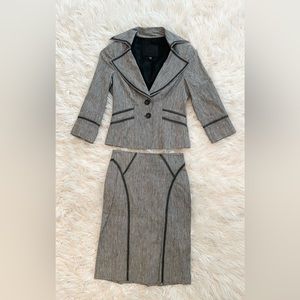 Bebe Skirt Suit- Size 0